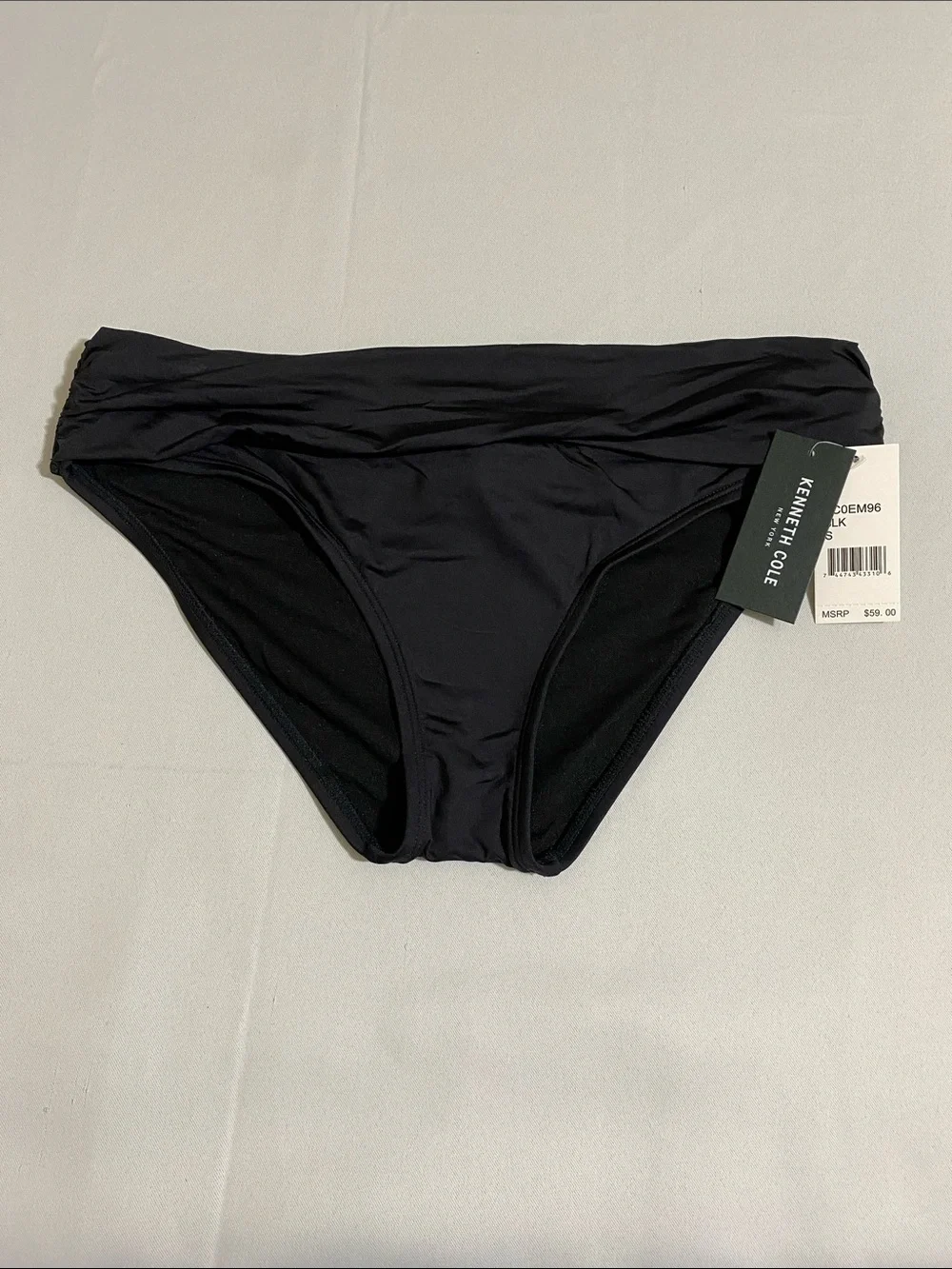 KENNETH COLE Banded Hipster Bikini Bottom Size S